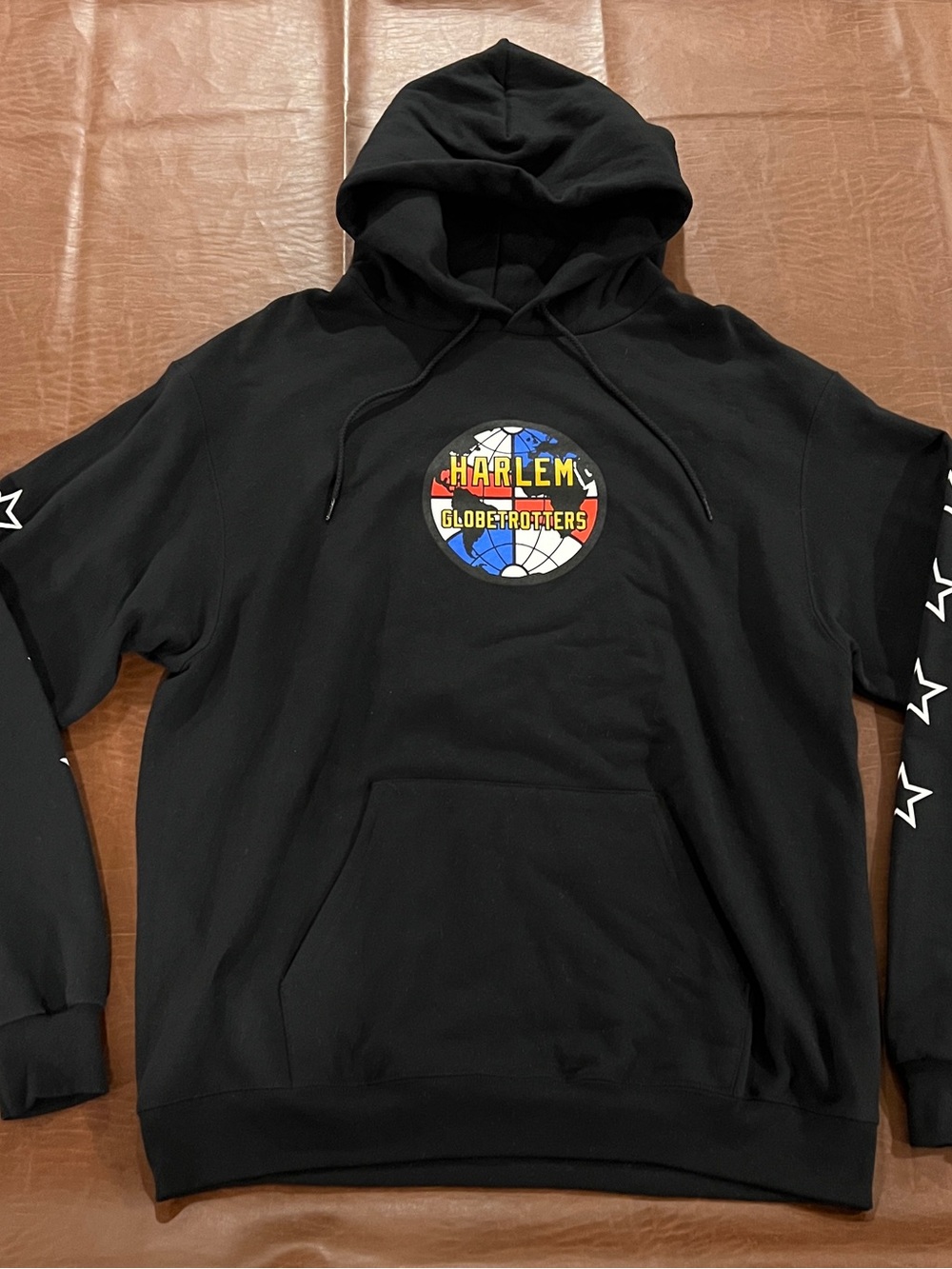 Champion Harlem Globetrotters Hoodie Sweatshirt - Dual Sided - Large
